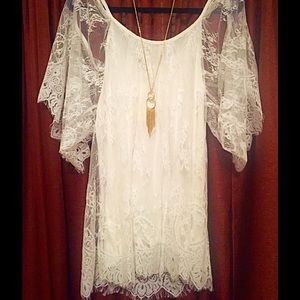 "There She Goes" lace dress by Tobi