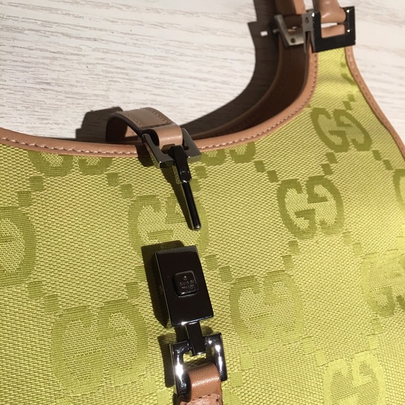 Gucci hand bag monogram vintage like NEW - Picture 3 of 4