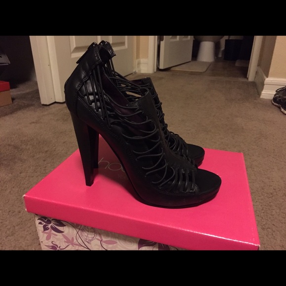 Black high heels