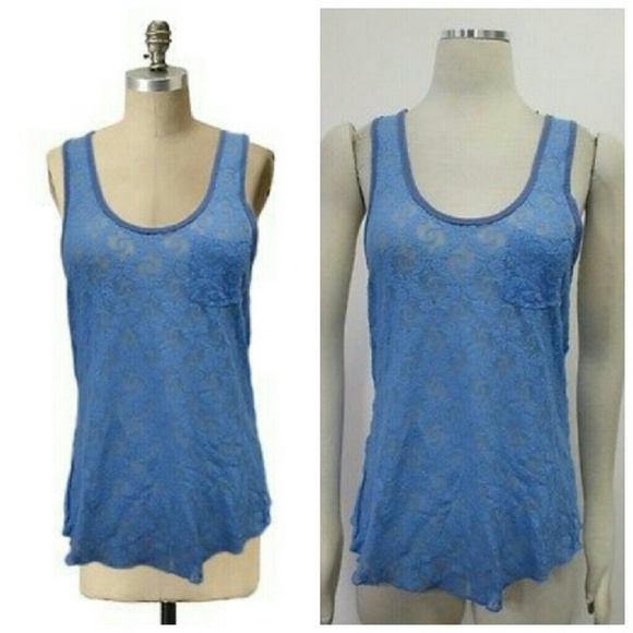 We The Free People Stretch Lace Tanktop Sz S