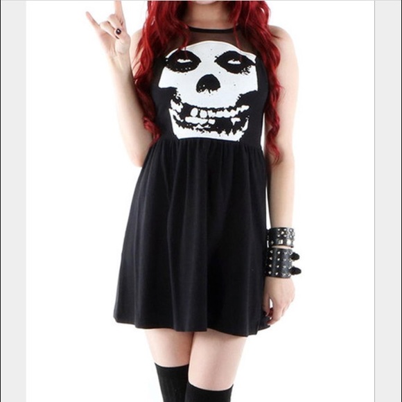 Misfits Fiend Skull Skater Dress