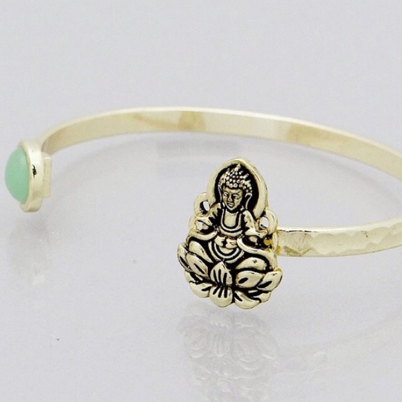 Jewelry - Buddha cuff gold bracelet
