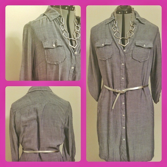 Cupio Chambray Shirt Dress
