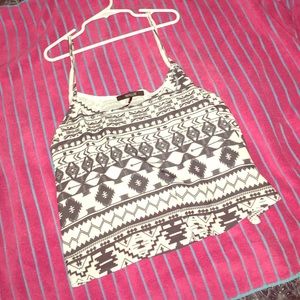 Nollie Aztec print crop top