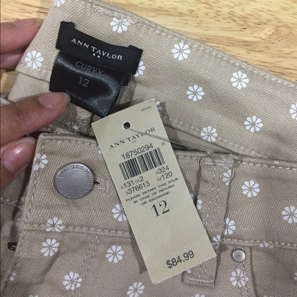 NEW with tags Ann Taylor Curvy Jeans