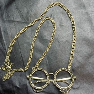 Harry Potter inspired glasses necklace