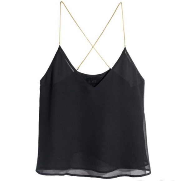 Gold chain strap top Clearance
