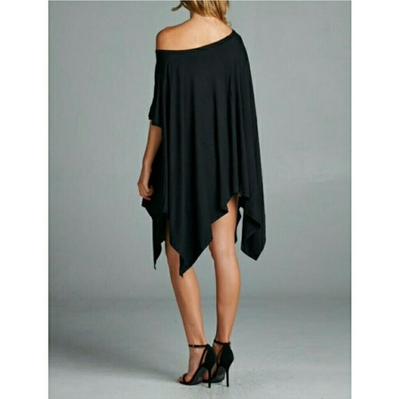 2X HP ||⭐Top Seller - Black Asymmetrical Tunic - Picture 2 of 2