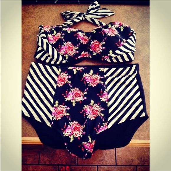 NWOT high waisted bikini! Price wiggle room!! :)