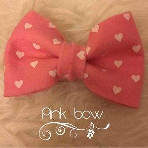 Pink Hair Bow