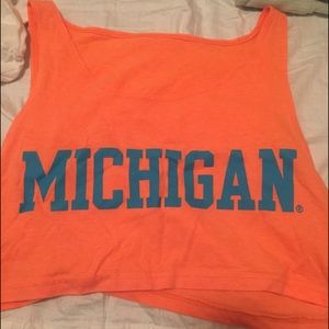 Michigan crop top