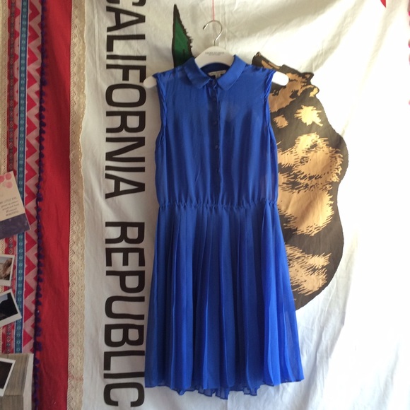 Blue Collar Fit n Flare AEO Dress