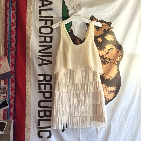 AE Fringe Tiered Dress