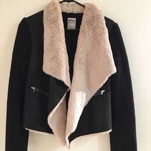 Zara Faux Fur Outerwear Jacket