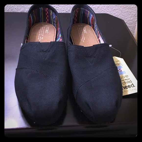 Toms Black Classic Canvas