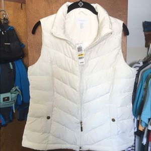 Off White Puffy Vest