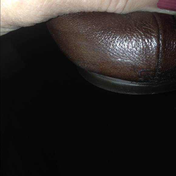 Tory Burch brown leather ballet flats - Picture 4 of 4