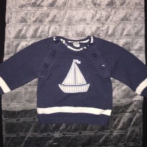 Baby Gap 3-6 Month Sailboat Sweater Baby Clothes
