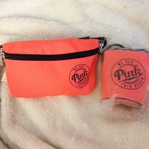 VS PINK Loozie & Fanny pack Electric Orange