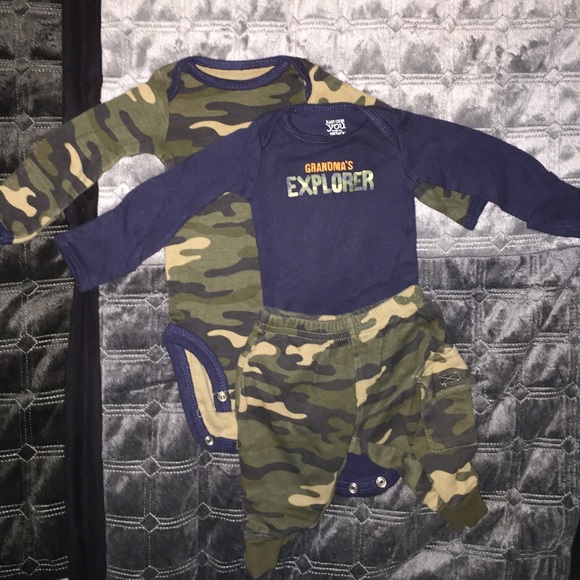 Carter's Newborn Grandma's Explorer Onesie Set