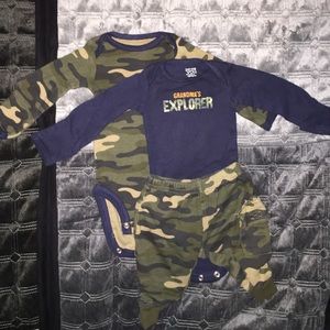 Carter's Newborn Grandma's Explorer Onesie Set