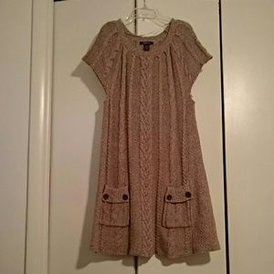 Adorable A-line sweater dress