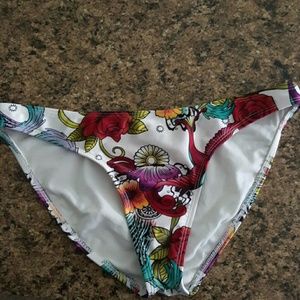 Tattoo print bikini bottom
