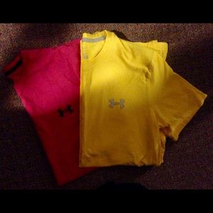 2 Small Men's cotton charged tees. Make an offer:)