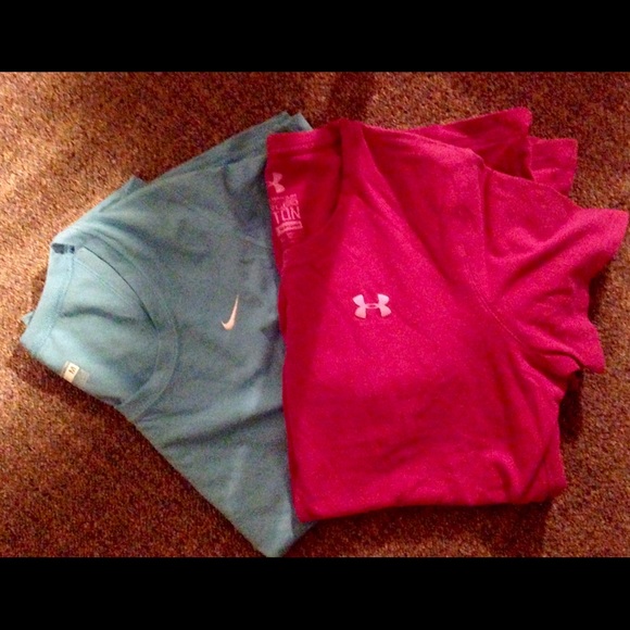 2 women's medium athletic shirts. Make an offer :)