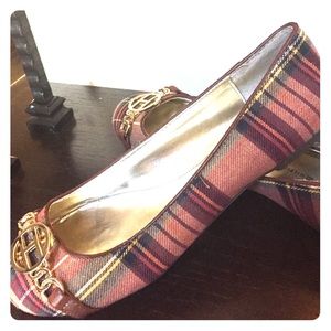Tommy Hilfiger Plaid Ballet Flats 7 FALL fav!!!