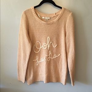 Lauren Conrad "oh la la" Sweater
