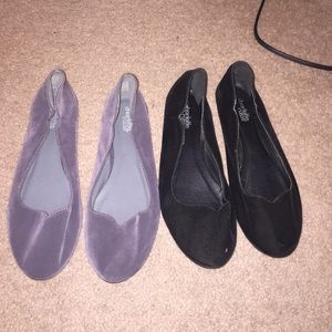 Black and grey flats bundle!!