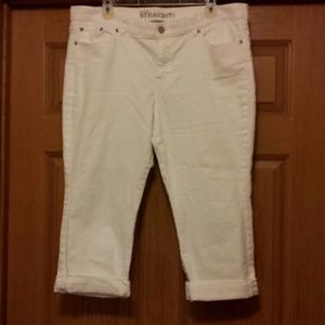Ny&C White denim capri