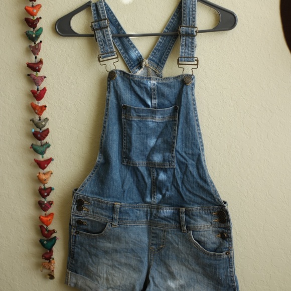 Junior Girls Denim Shortalls