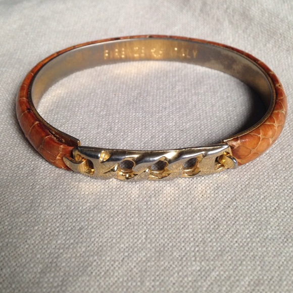 Firenze Italy Jewelry Cool Firenze Italian Leather Hinged Bracelet