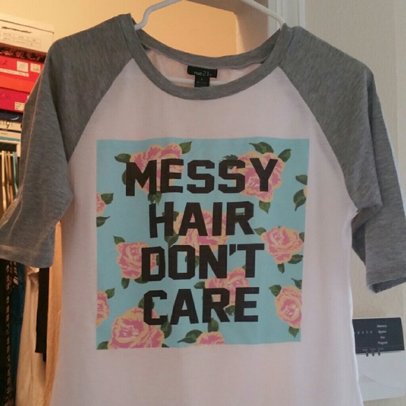 Messy hair T Shirt