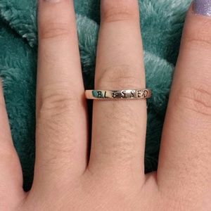 Avon Sterling Silver Blessed Ring