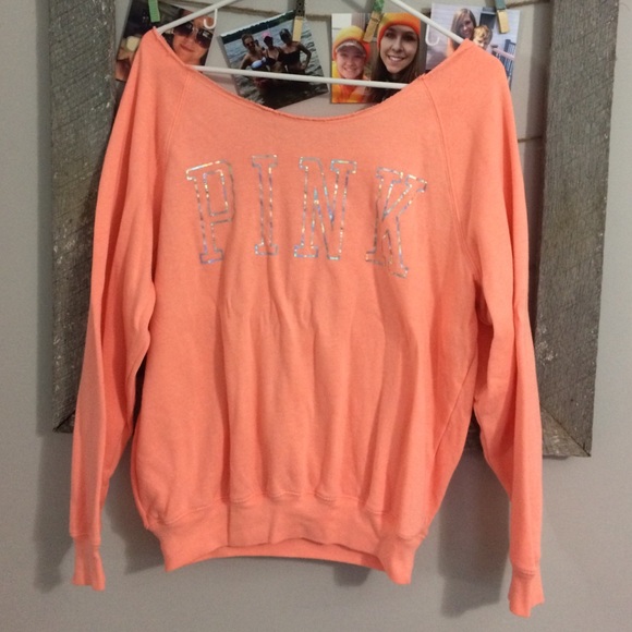 NWOT. VS off the shoulder sweatshirt