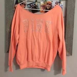 NWOT. VS off the shoulder sweatshirt