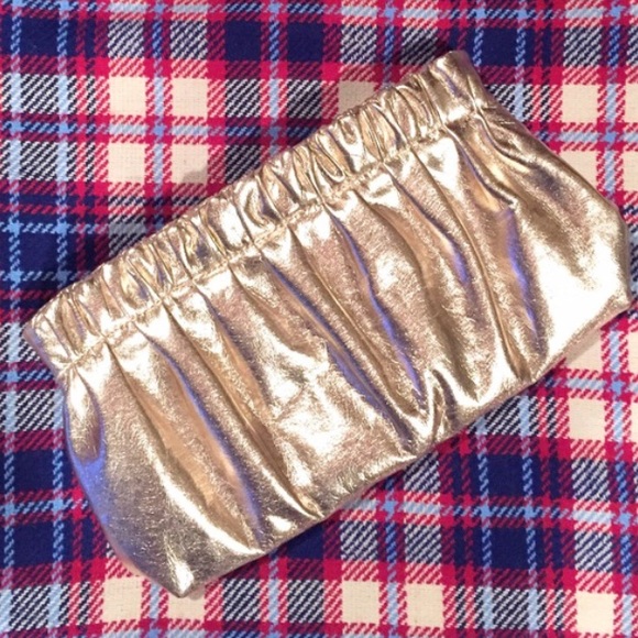 Donna Karan Gold Cosmetic Bag
