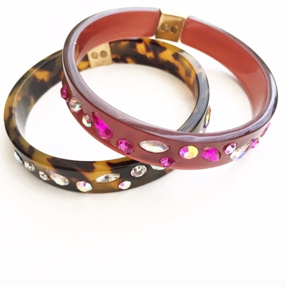 J. Crew Jewelry - J. Crew Jeweled Tortoise Bracelet