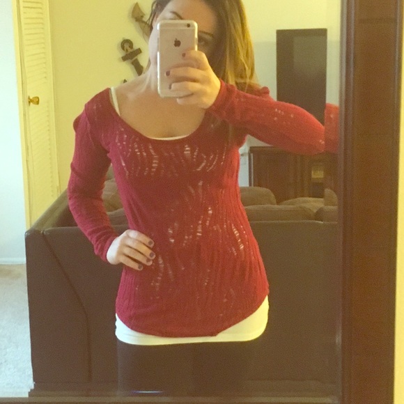Express Tops - Express asymmetrical sweater