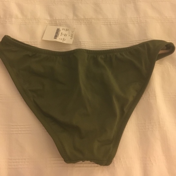 *SOLD!*  J.crew olive green bikini bottom - Picture 2 of 2