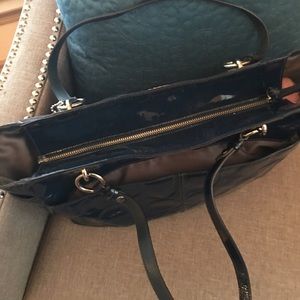 Coach Bags - SOLD Patent leather peacock blue Coach bag! Coach Bags - SOLD Patent leather peacock blue Coach bag!