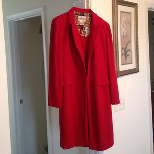 Stylish dress length jacket