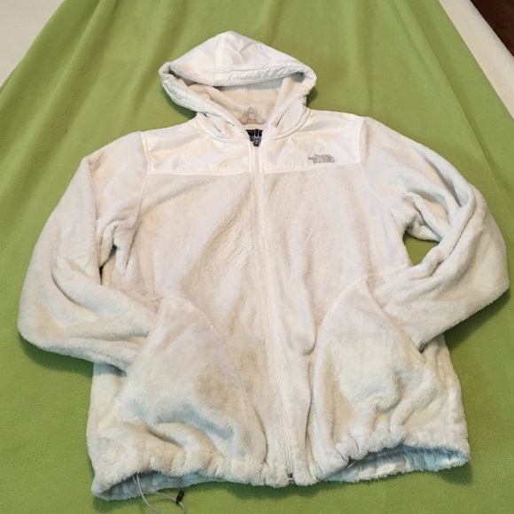White North Face coat, size L
