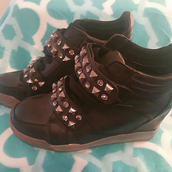 Sneakers wedge BLACK