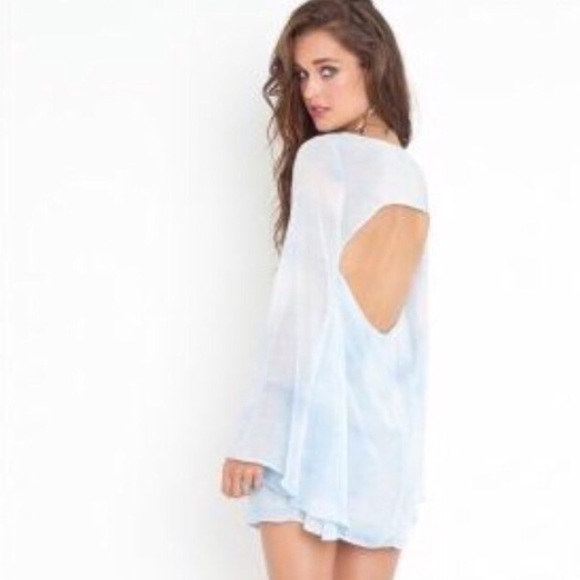 Stylestalker flared sleeve cloud dress