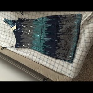 Arden B Ombré Sequence Dress