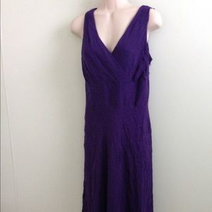 Purple Empire Dress